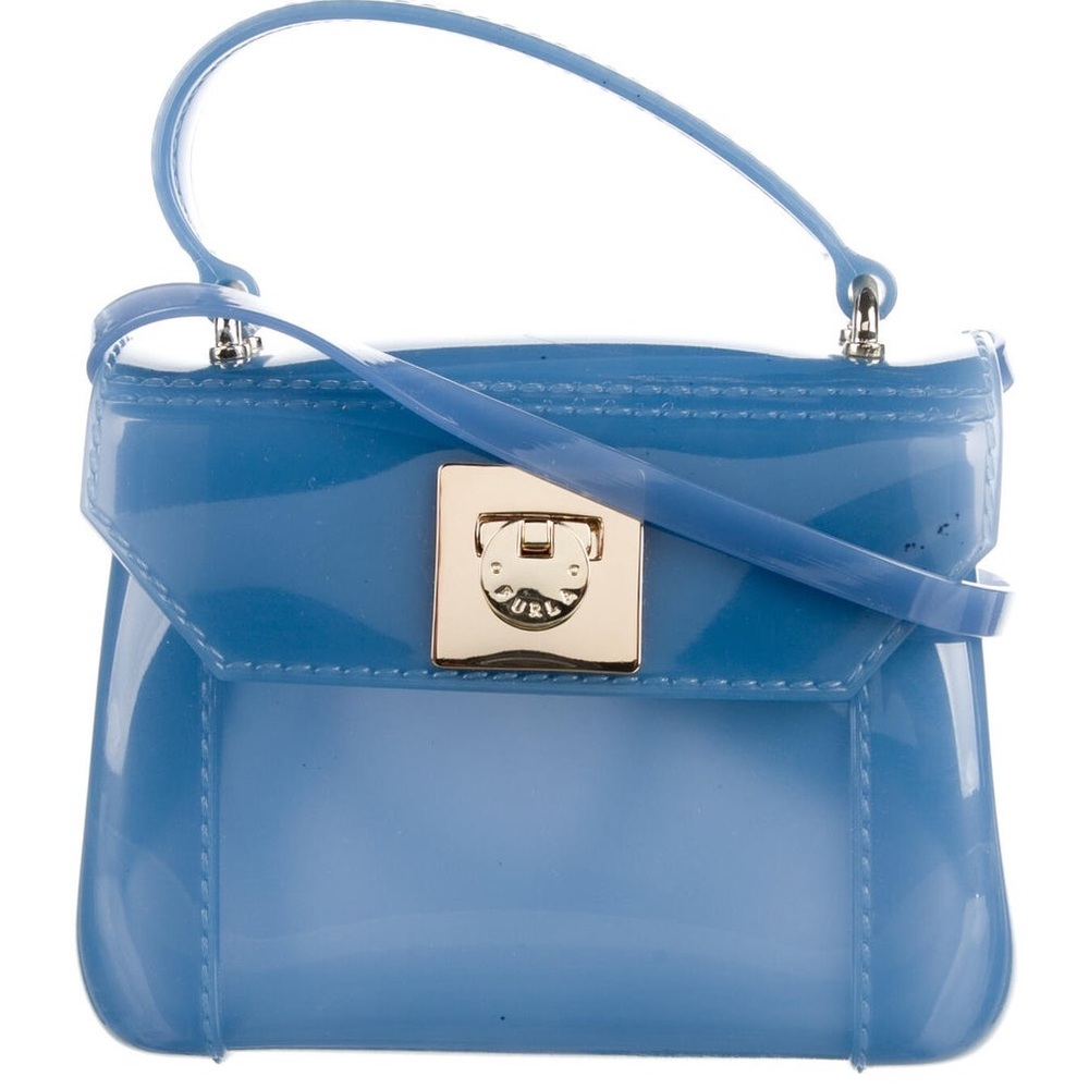 FURLA Rubber Turnlock Crossbody